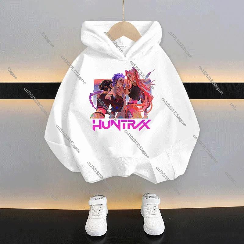 KPop Demon Hunters Kids Cartoon Hoodie 2025: Cool Unisex Pullover For Boys & Girls Casual New Style Sweatshirt