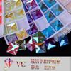 Crystal Glass Hand Sewn Drill, Square Fluorescent Flat Bottom Mocha Neon Dopamine Rhinestone Diy Clothing Accessories