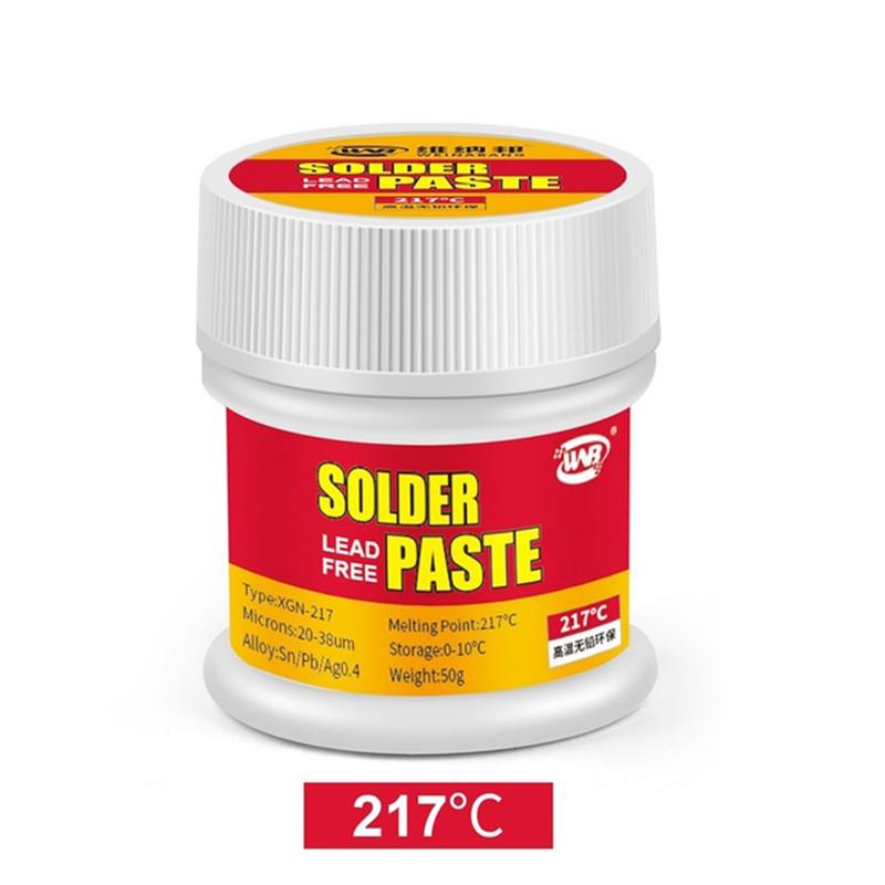 50 г паяльной оловянной пасты 138/158/183/217 ℃ температура плавления сварочный флюс крем для телефон материнская плата PCB SMT BGA ремонт и переделка инструменты
