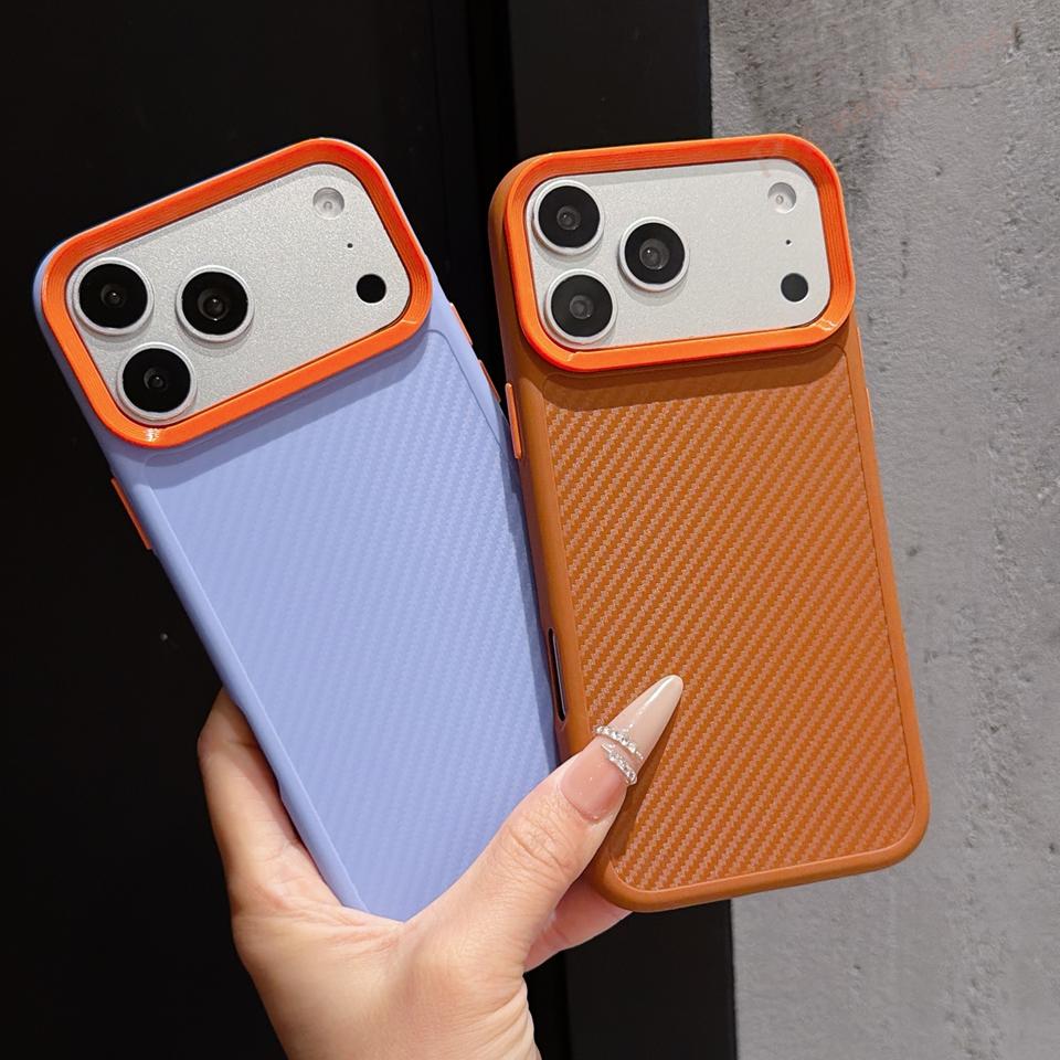 Роскошный чехол из углеродного волокна для IPhone 18 Pro Max 11 12 13 14 15 16 17 Pro Max 16 Plus Силиконовый противоударный защитный чехол