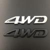 1 шт. 3D Хромированные Металлические Буквы Логотип Автомобиля 4WD Наклейка-Шильдик на Крыло Сторону Задний Багажник Автомобиля
