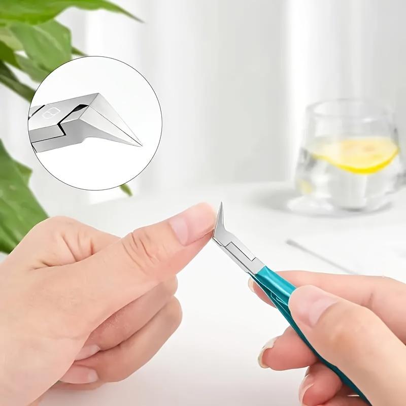 Толстые кусачки для ногтей для пожилых людей: 1 шт. Инструмент для вросшего ногтя, Прямое лезвие из нержавеющей стали