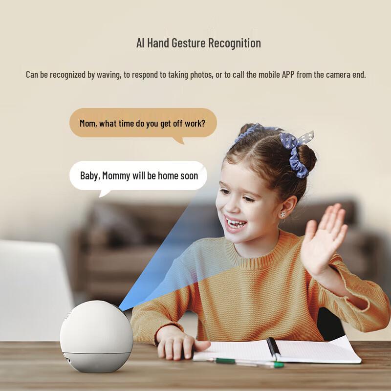 EZVIZ C6c 2K+ AI Pan/Tilt Home Security Camera (CN version)