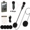 Умная Bluetooth-гарнитура для мотоцикла с голосовым управлением, автоответчиком, управлением музыкой и сроком службы батареи 70 часов для всех шлемов