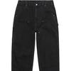 Thisisneverthat SS26 Джинсовые брюки с двойным коленом Унисекс Черные TN261DPA5P03BLK