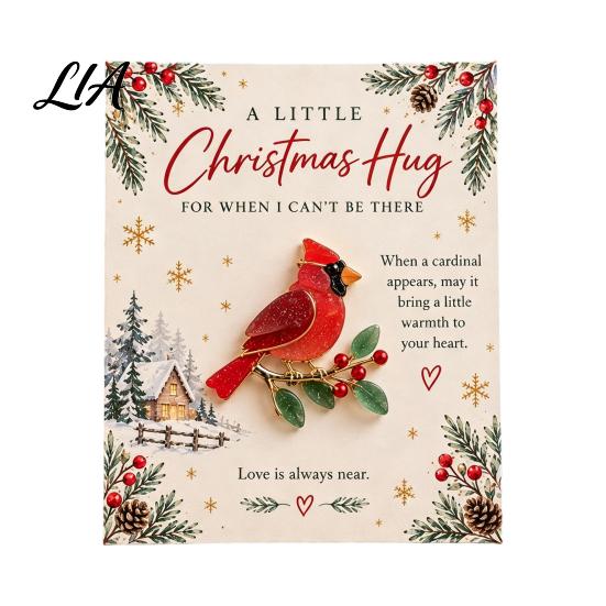 Pocket Hug Token for Christmas Card, Mini Festive Greeting Card Creative Scrapbook Accessories with Envelope, Holiday Gift Tag Friends Family Stocking