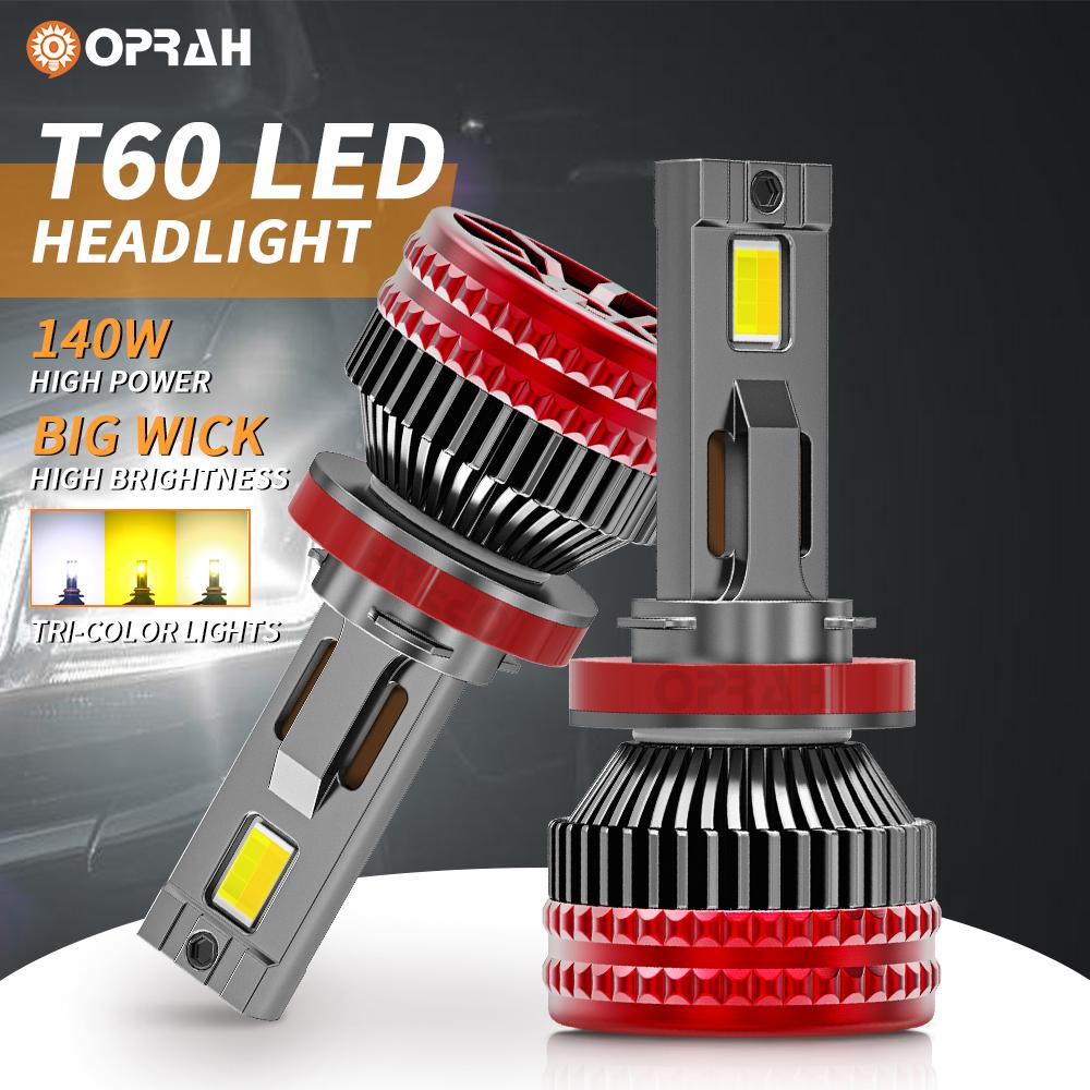 Led Headlight H4 H1 H11 9005 9006 Canbus 180W 22600LM Super Brighter No Error High Low Beam Led Bulbs Fog Lights 6000K 12V White