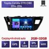 Для Toyota Corolla E170 E180 2014-2016 Carplay Android автомобильный радиоприемник GPS-навигация 2din 2 + 32 ГБ