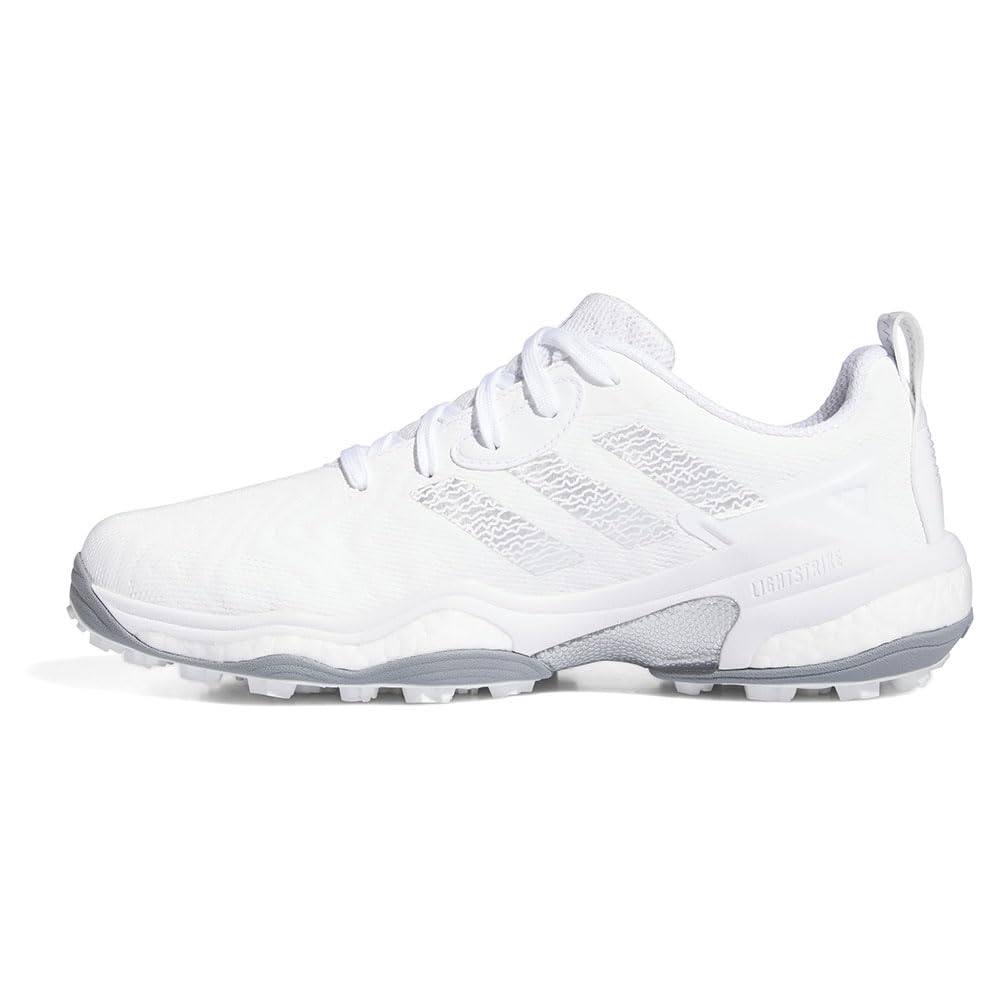 Обувь для гольфа Code Chaos 25 Footwear Two cm 2E [Adidas Golf] Мужская белая/серебристая металлическая/серая 26.0