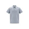 Essential Series Cool Feel Letter Logo Printed Pullover Short Sleeve Polo Shirt Men Polo Shirts Port-Mist-Gray K2CA41A8-05
