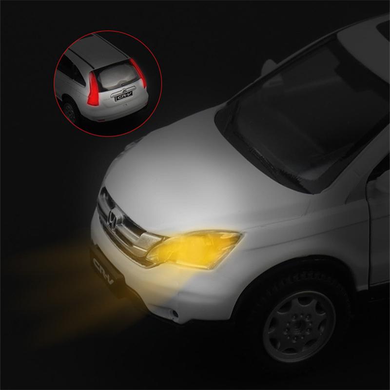 APK1 1:32 HONDA CRV SUV Alloy Car Model Diecast Metal Toy Vehicles Car Model High Simulation Sound and Light Collection Toy Gift