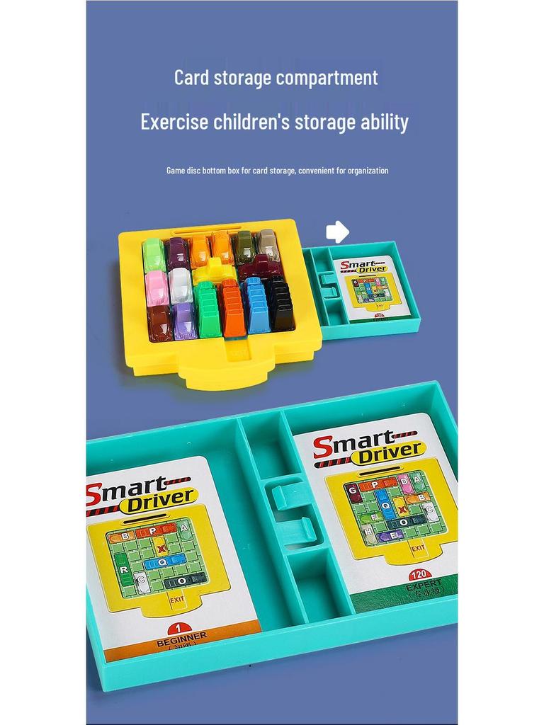 Kids' Clever Driver Chess Game: Huarong Road Car Puzzle for Early Education & Interactive Learning