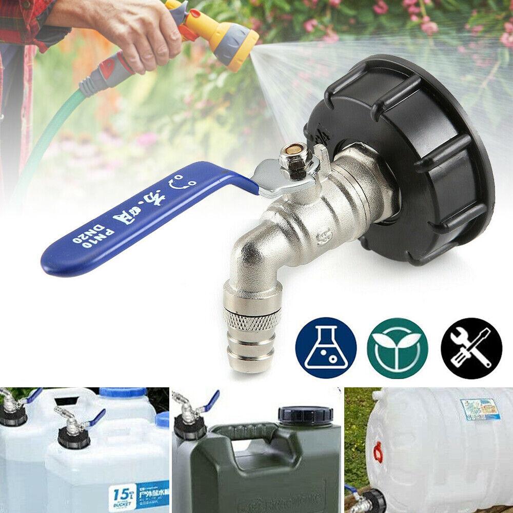 Переходник для бака IBC Kell, 1 шт., 3/4 дюйма с выпускным краном для бочки контейнера емкостью 1000 л