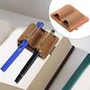 Двойной держатель для ручек для блокнота с металлическим зажимом для ежедневников и книг