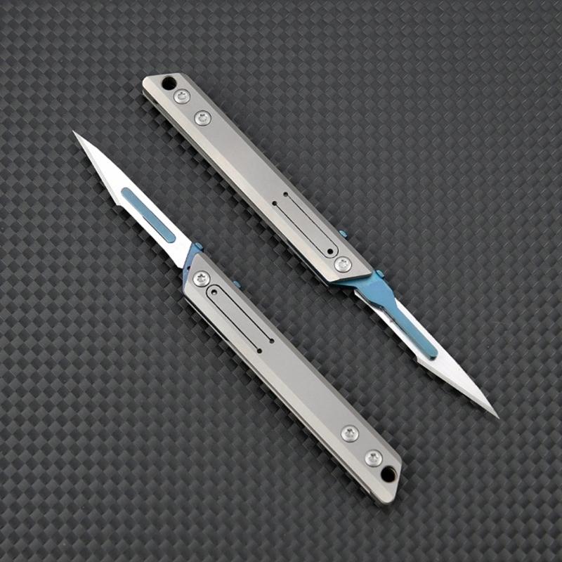 Миниатюрный ремесленный резак Многофункциональный съемный складной резак с 10 шт. сменных головок для рукодельных художественных проектов