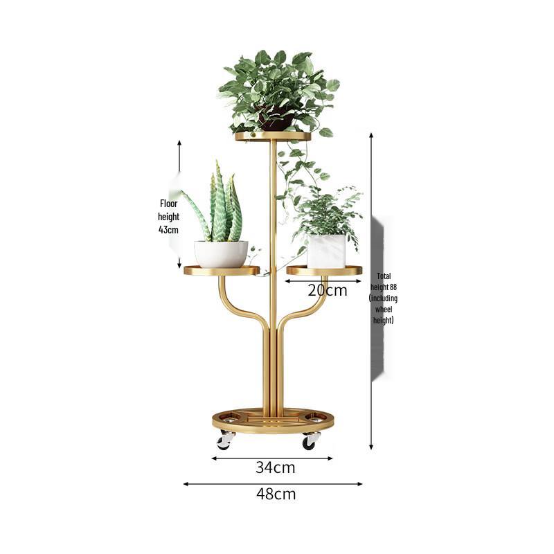 Light Luxury Marble Indoor Flower Stand