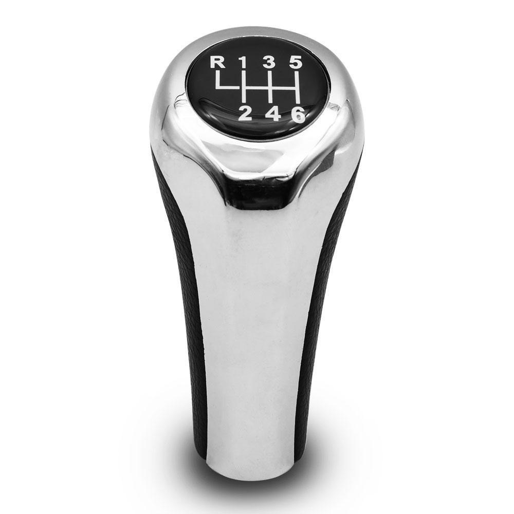 5 6 Speed Handle Gear Shift Knob Head For BMW 1 3 5 6 Series E46 E53 E60 E61 E63 E65 E81 E82 E83 E87 E90 E91 E92 X1 X3 X5 M