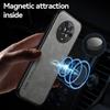 KEYSION Luxury Leather Case for HONOR Magic 4 Pro 5 Pro Soft Silicone Shockproof Phone Back Cover for Huawei Honor Magic5 Pro 5G