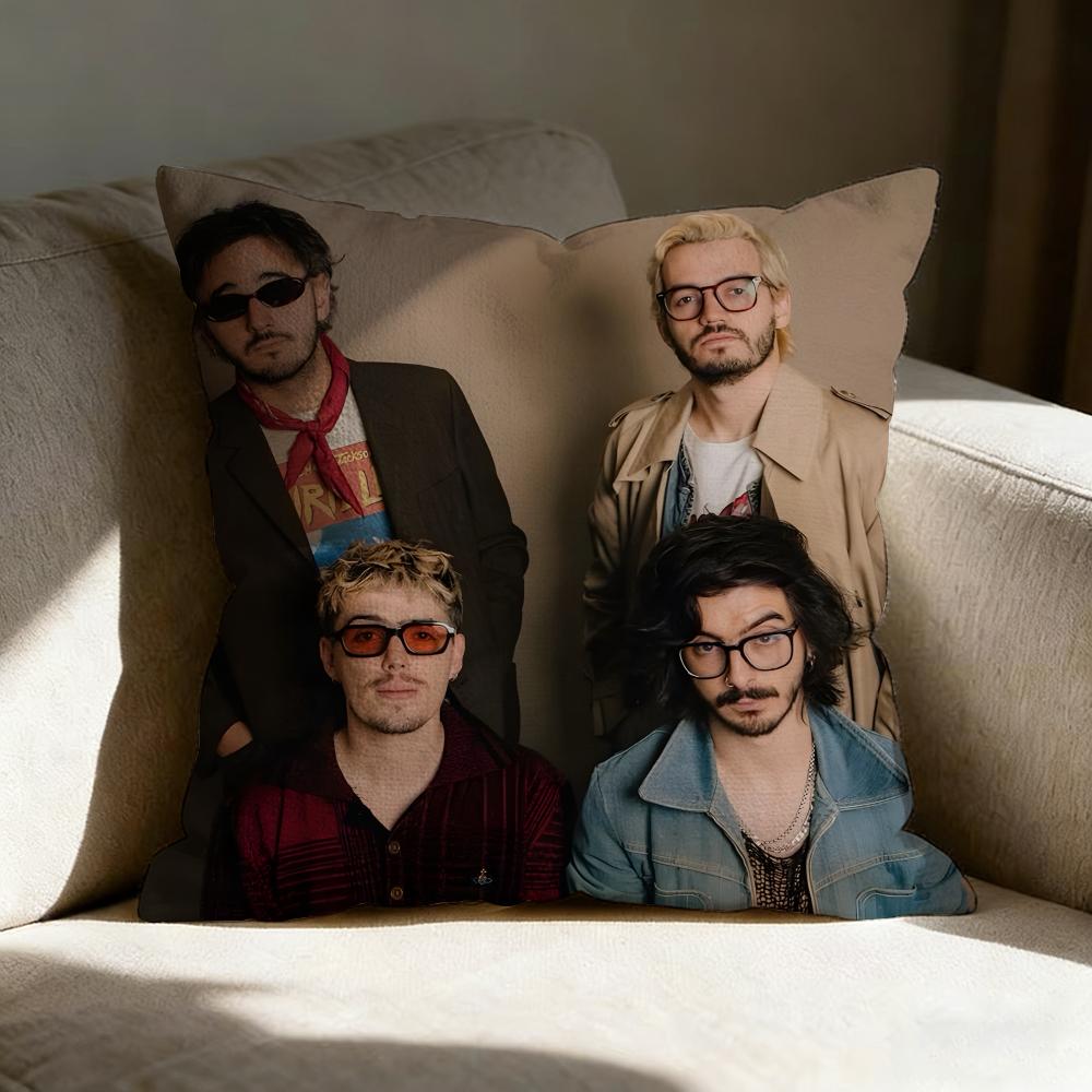Mmorat Band Pillow Case Pillowcase Doublesided Printed Sofa Cushion Bedroom Headboard Pillow