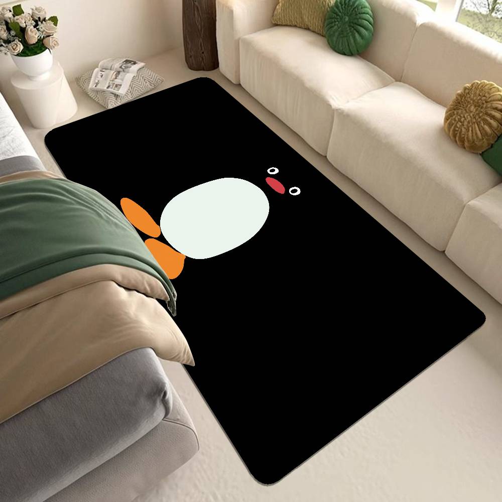 Children Animation P-Pingu Door Mat Washable Non-Slip Living Room Sofa Chairs Area Mat Kitchen Doormat Area Rug