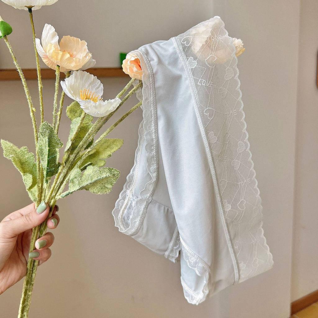 Silk Love Ice-Silk Seamless Breathable Women's Mid-Waist Briefs