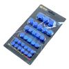 Motorcycle Decoration Caps Motorcycle Nuts Bolts Covers Motorcycle Screw Hat Covers 30pcs 5 Colors