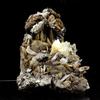 Stones and Minerals. Siderite, Quartz, Pyrite. 2198.0 Ct. Saint-Pierre-de-Mésage, Vizille, France.