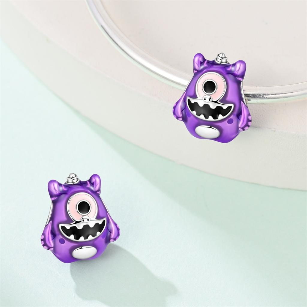 Charming One-Eyed Monster Beads Rabbit Koala Pendant Handmade Jewelry Accessories Bracelet Beading Supplies