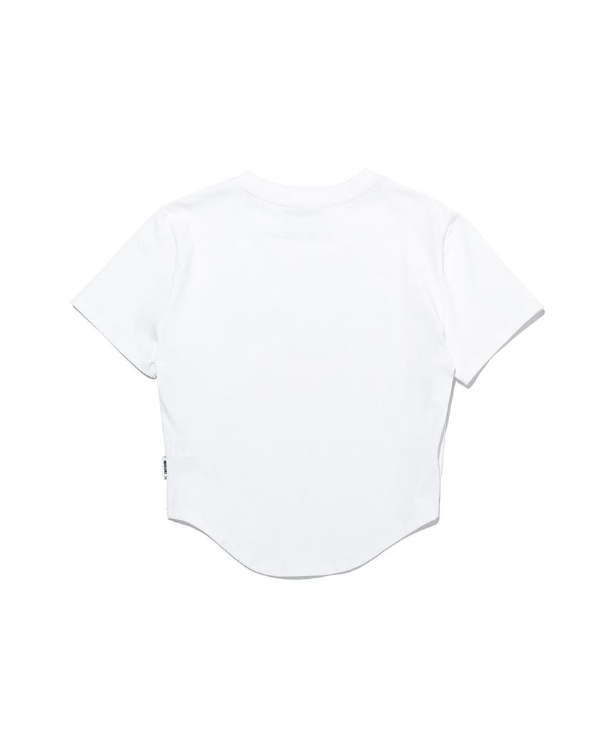FREEDOM Camo Logo Crop T-Shirt (White)