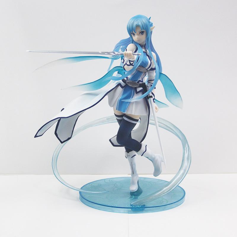 Coldplay Аниме Sword Art Online Театральная версия, Ясна, Водяная фея 17 Фигурок в коробках