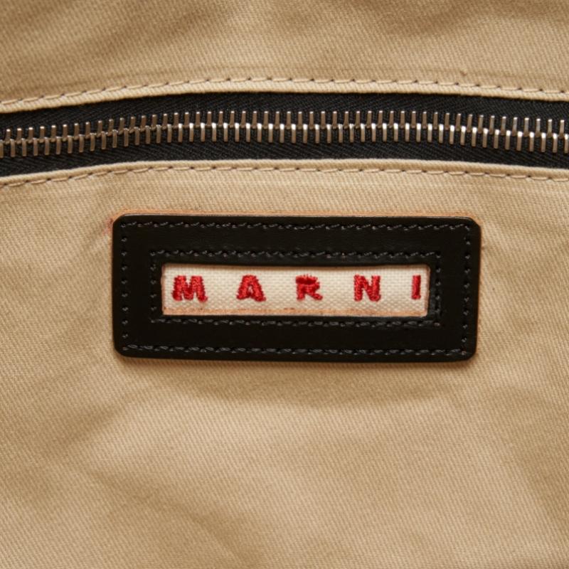 Marni Shmp0078u0 P3860 Z1q44 East West Raffia Large Top Handle Tote