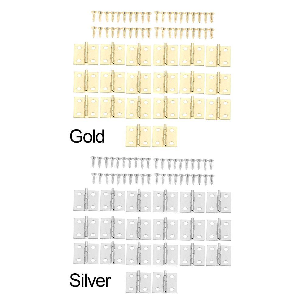 50 шт. Мебельная Кабинетная Невидимая Петля для Ящика Подарочной коробки Рамки Мини Угловые Петли Поддержка Ювелирного Футляра