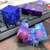 4 Стиля Игрушки-Кубики для Сенсорной Стимуляции Звездное Небо Квадрат Бесконечности Кубик для Снятия Стресса Игрушки для Кончиков Пальцев для Детей Взрослых