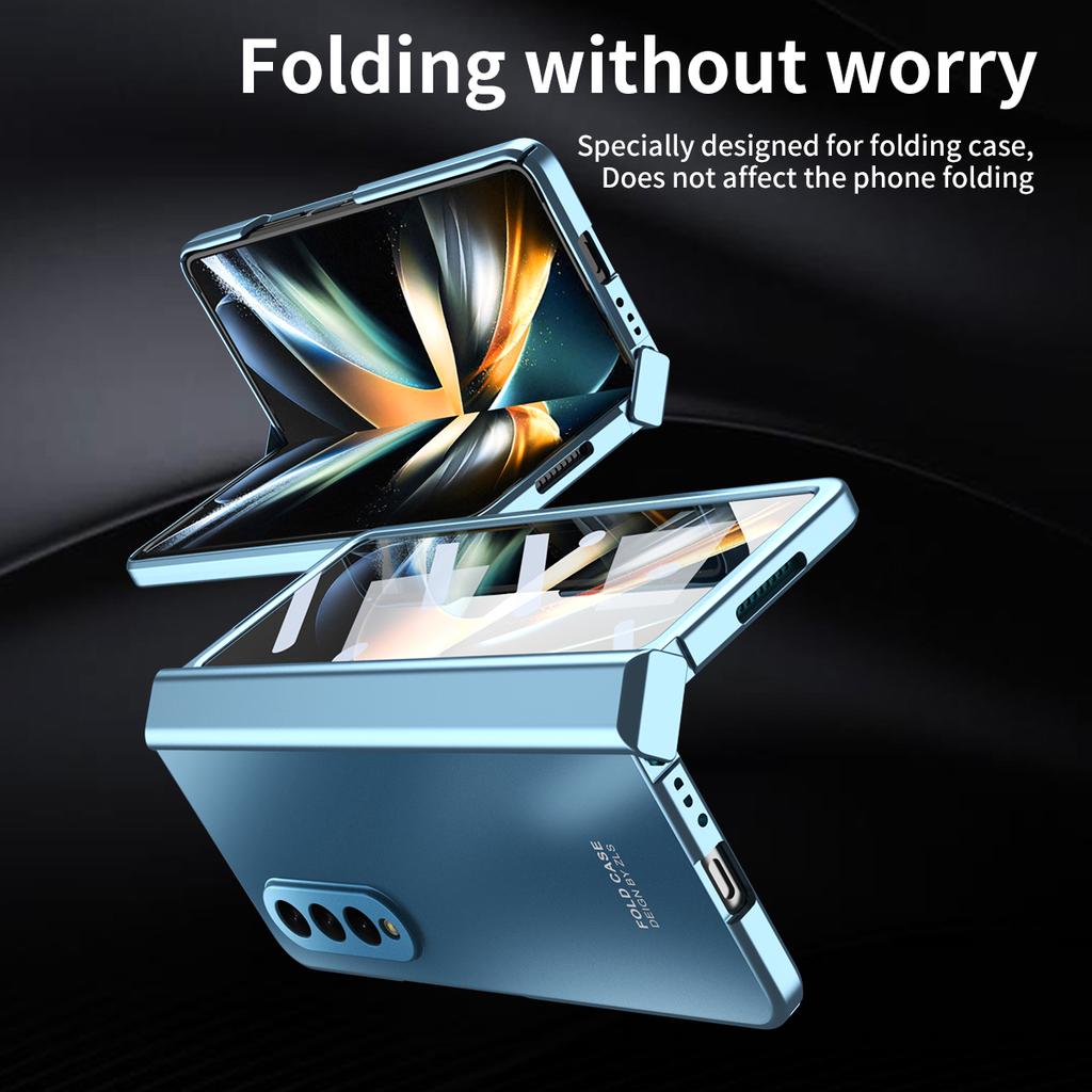 Чехол для мобильного телефона Samsung Z Fold 4 с защитой от падения, чехол для Samsung Galaxy Z Fold 4 Fold4 Zfold4, чехлы из закаленного стекла