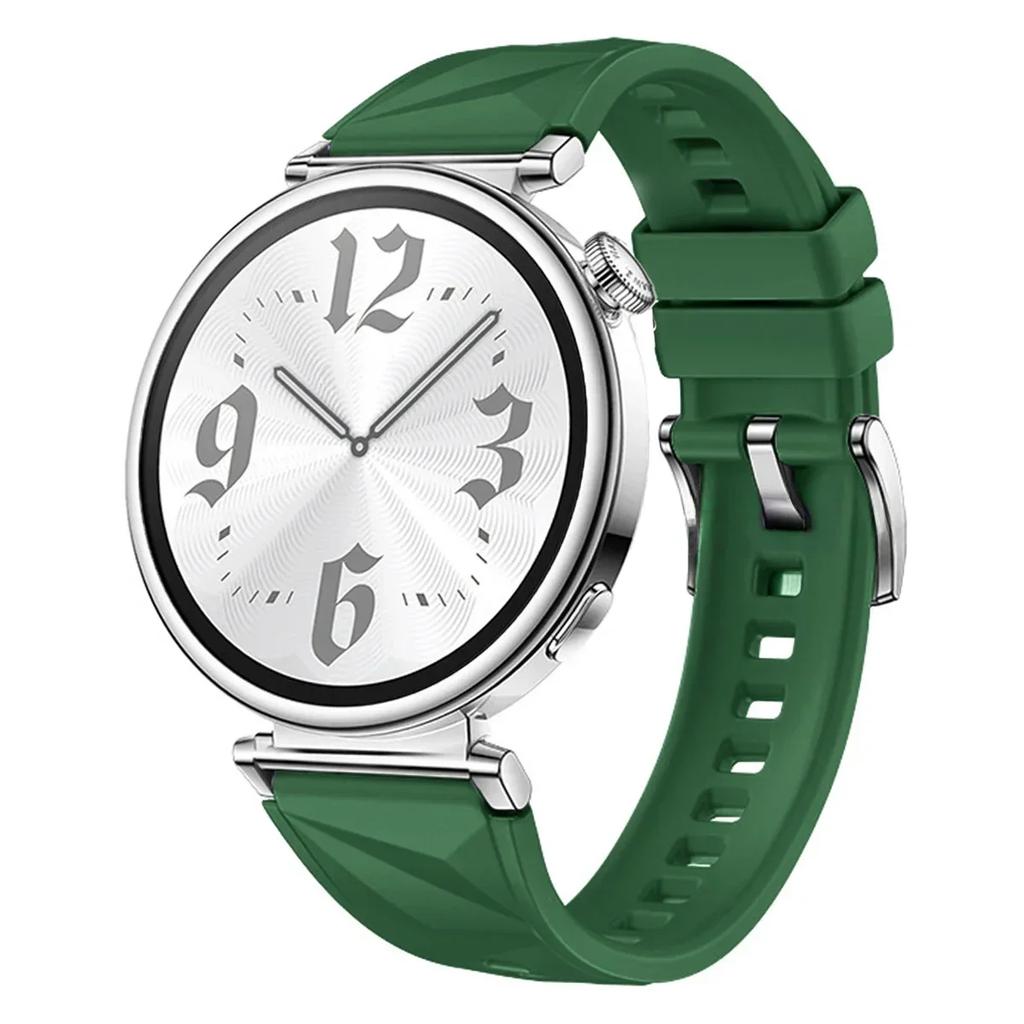 Новый силиконовый ремешок для Huawei Watch GT5/GT4 41 мм, официальный цвет, узор «Ледяной кристалл», браслет для Huawei Watch GT5 Pro 42 мм