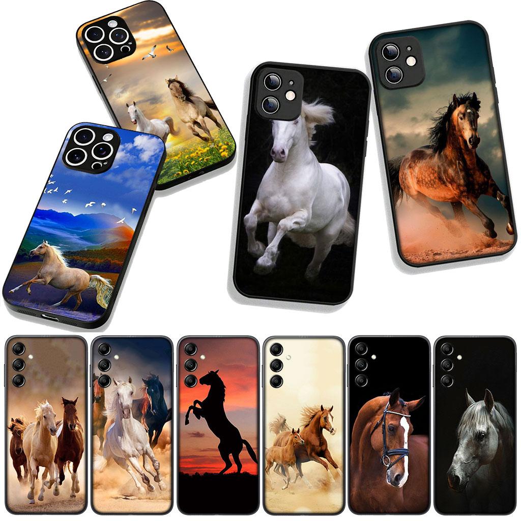 Чехол для Xiaomi Redmi 15 A5 9A 9T 10A 10C 9C NFC 15C Note 11 9 10 Pro 8T 4G 5G Чехол для телефона Дикая Лошадь