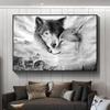 Wolf Paintings On Canvas Animal Print Hanging Pictures for Home Living Room Bedroom Wall Decor Poster and Print