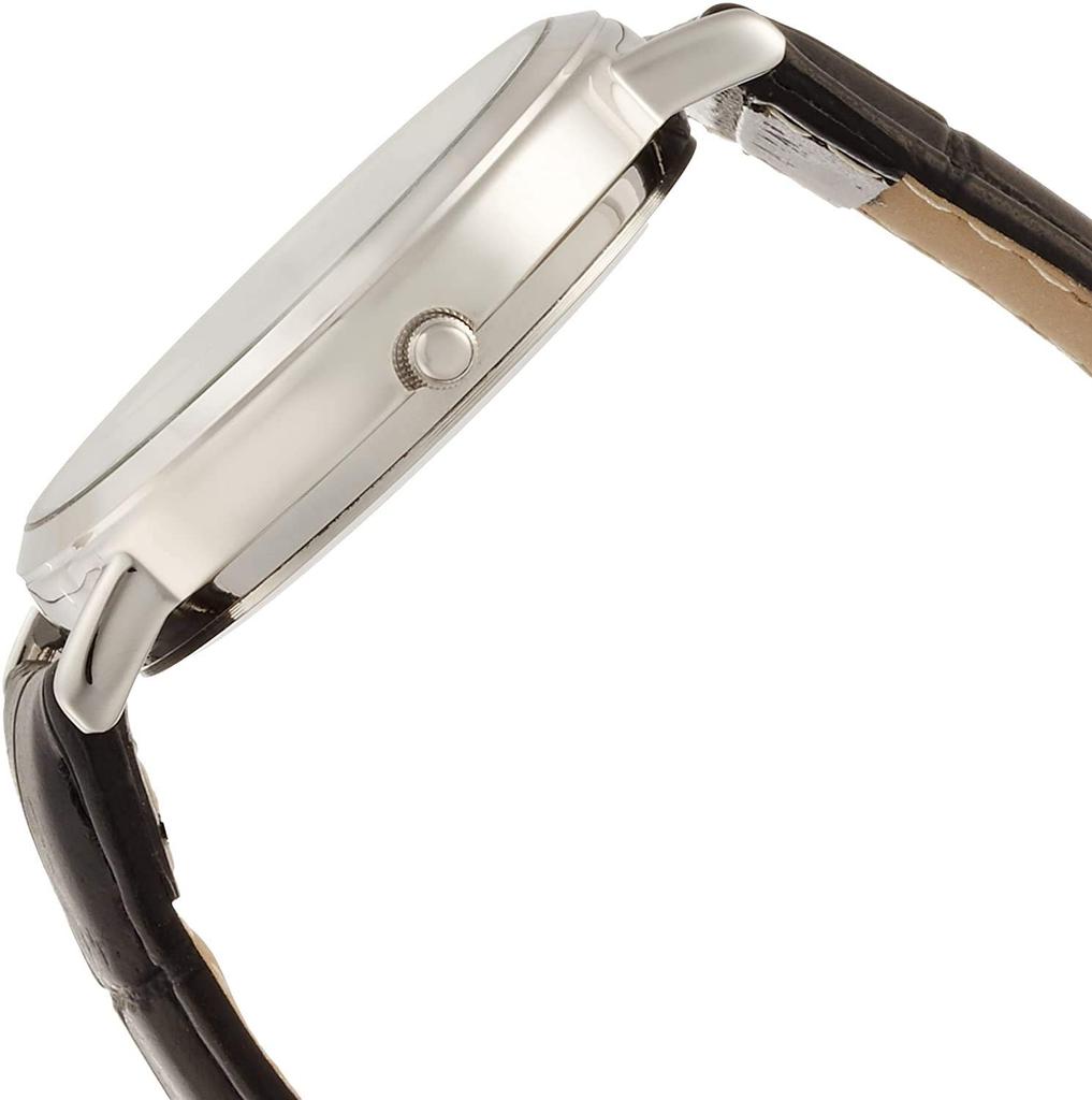 Citizen Analog Date Day Leather White Q&Q Men's Watch, Waterproof, Display, Display, Strap, A202-304,