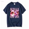 Killa Cam Ron Футболка Винтажная с длинным или коротким рукавом винтажная Стираная с принтом Немного унисекс дизайнерская одежда Мягкая мода
