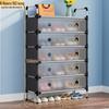 Space-Saving Multi-Layer Dustproof Shoe Rack for Dorm Rooms