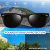 Vintage Folding Sunglasses Men Brand Designer Eyewear Women's Fold Fashion Square Portable Outdoor Sport Sun Glasses Male