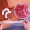 Многоразовые одноразовые крышки для пищевых продуктов, пластиковая упаковка, прочные эластичные крышки для пищевых продуктов для мисок, эластичные крышки для тарелок для кухонной сумки для хранения еды