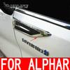 Для 2016 2017 2018 Toyota Alphard 30 AH30 автомобильные аксессуары VELLFIRE ABS хромированная листовая доска украшение на акулу
