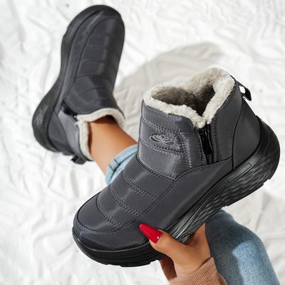 Зимние теплые хлопковые ботинки для снега, спортивная обувь для улицы, защита от холода, обувь для пожилых людей, толстая подошва, утепленные и утолщенные хлопковые ботинки, обувь для зимнего туризма