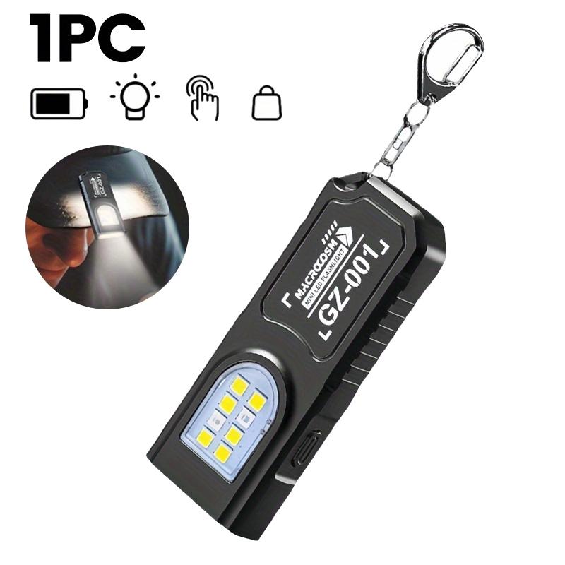 LED COB Flashlight Type C Rechargeable 600LM Portable Mini Torch Pocket Lantern Flood Work Light With Magnet For Emergency