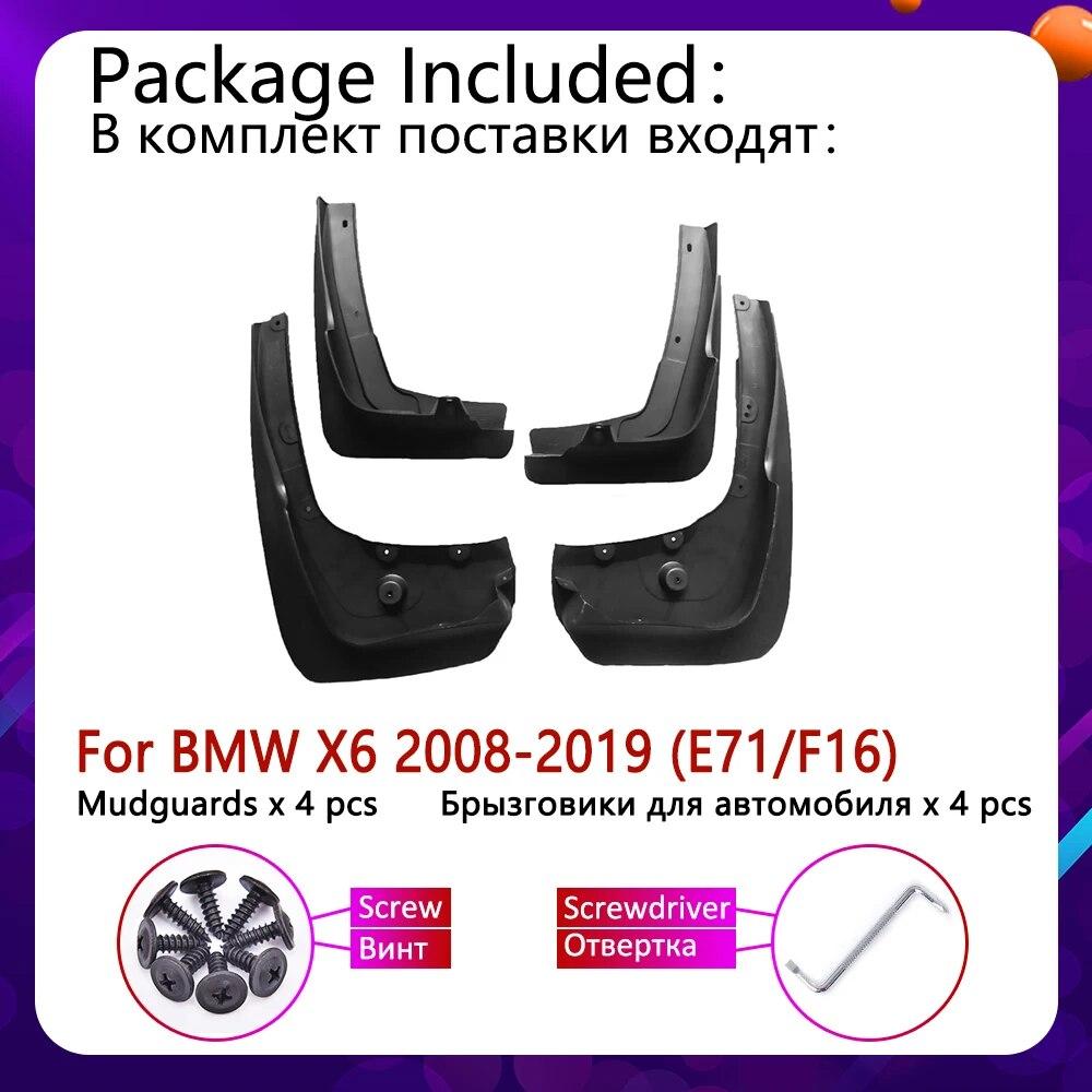Брызговик для BMW X6 E71 F16 2008 ~ Fender, брызговики, аксессуары для брызговиков 2009 2010 2011 2013 2014 2015 2018