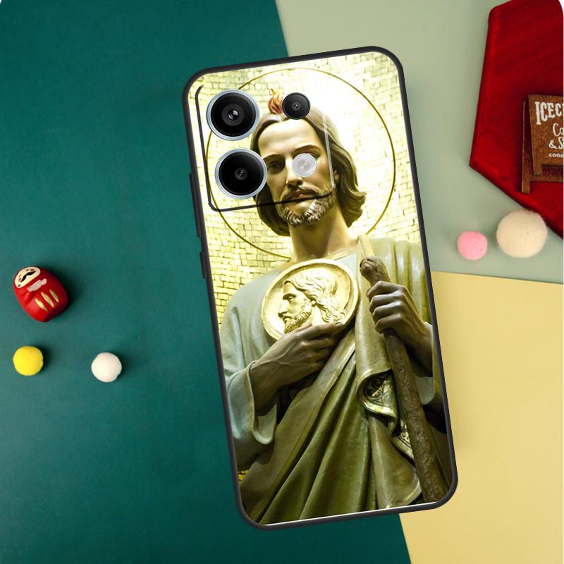 San Judas Tadeo Case For Xiaomi Redmi Note 12 11 10 9 13 Pro Plus 9S 10S 11S 12S Redmi 13C 9C 10C 12C Cover