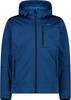 Куртка мужская CMP Mottled softshell со съемным капюшоном (3A01787N-M) Man Softshell Jacket With Detachable Hood (3A01787N-M) petrol mel