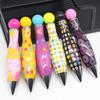 6 Pcs Ballpoint Pen Small Pen Big Fat Pen Wide Grip Pen Gift Pen Smooth Writing Pen School Office Supplies for Teacher