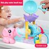 3pcs/1set Summer Children Toys Bathroom Bath Toys Watering Drop Pot Shower Spraying Elephant Sprinkler